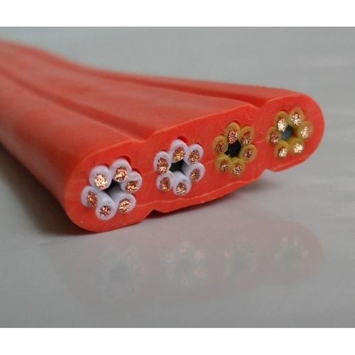 扁电缆厂家供应柔性耐磨扁电缆抗拉扁电缆上海百胜特种电缆